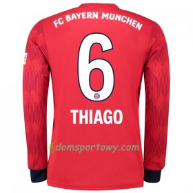 Koszulka Bayern Monachium Thiago 6 Domowe Koszulki Piłkarskie 2018-2019 Długi Rękaw